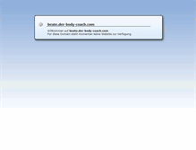 Tablet Screenshot of beate.der-body-coach.com