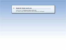 Tablet Screenshot of birgit.der-body-coach.com