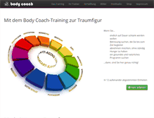 Tablet Screenshot of martina.der-body-coach.com