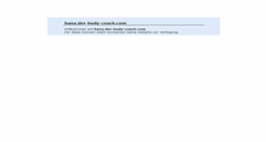 Desktop Screenshot of hana.der-body-coach.com